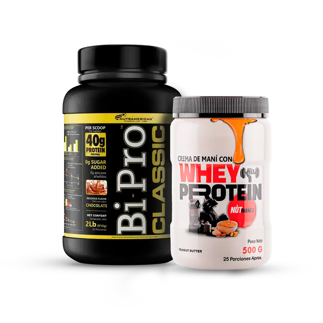 BIPRO 2 LBRS CHOCOLATE CON CREMA DE MANI WHEY DE 500 GRAMOS Nutrición Proteínas Deportiva
