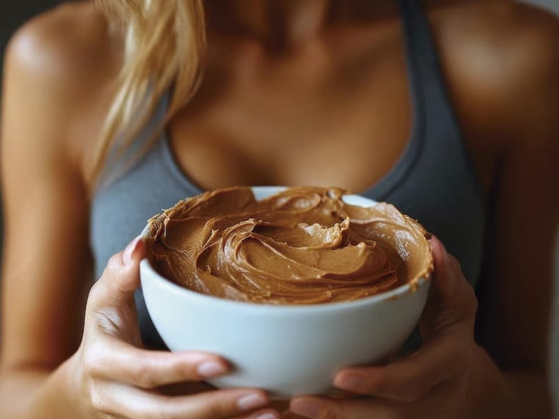 Mantequilla de maní para aumentar masa muscular Nutrición Proteínas Deportiva